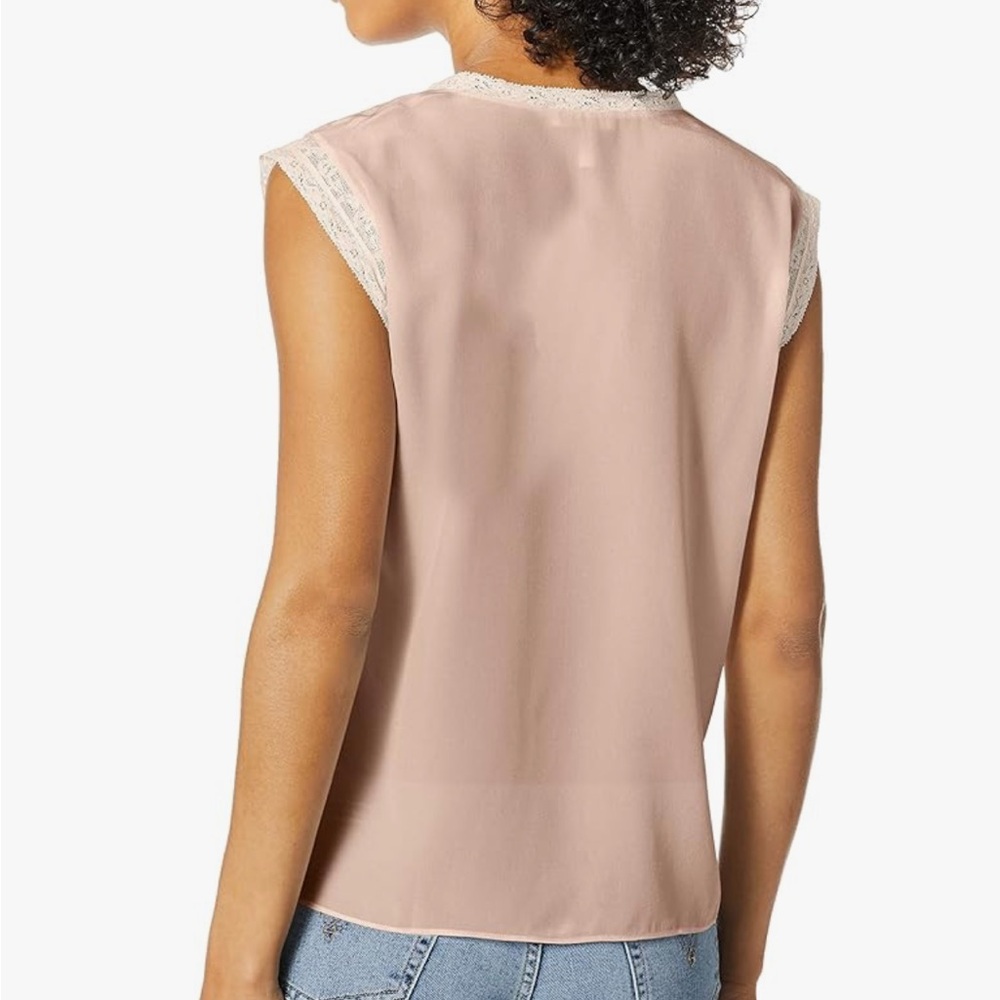 Rebecca Taylor Women's Pink Sleeveless Top - Picture 2 of 2